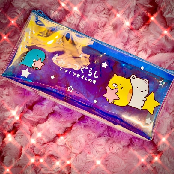 Handbags - Holographic & Iridescent Sumikkogurashi Pencil Bag